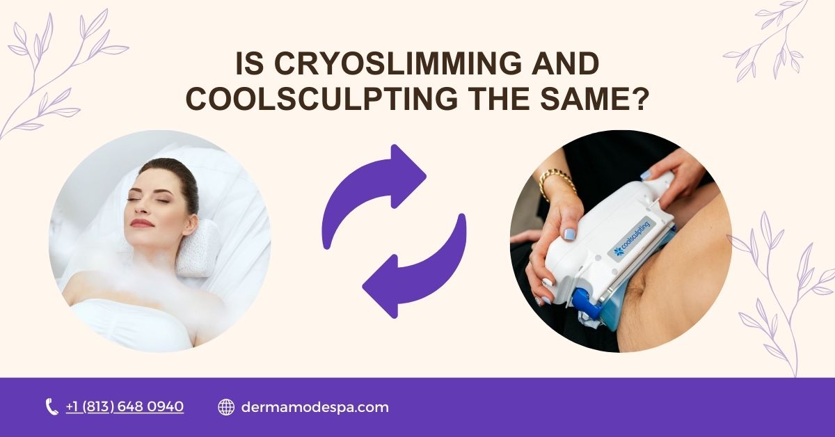 Is CryoSlimming and CoolSculpting the Same